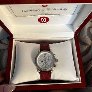 Michele CSX Diamond Chronograph Watch